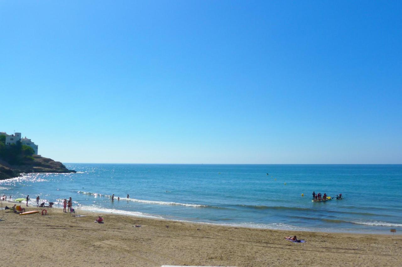 Ferienwohnung La Marina Seaview Penthouse Sitges Exterior foto