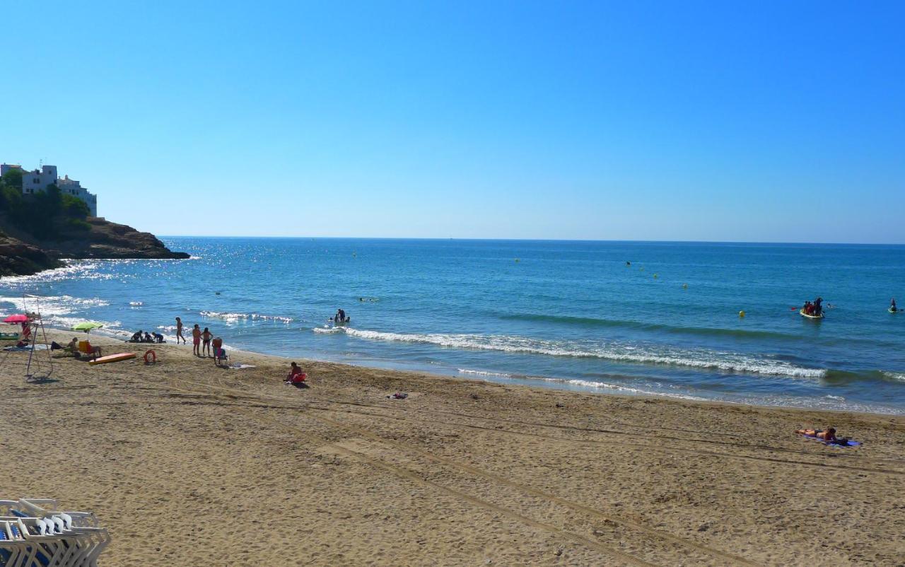 Ferienwohnung La Marina Seaview Penthouse Sitges Exterior foto