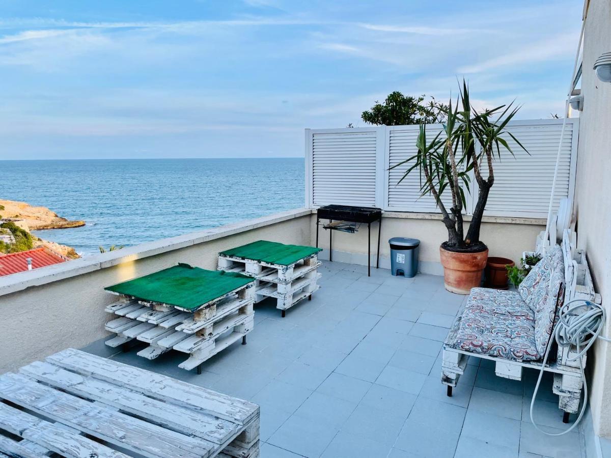 Ferienwohnung La Marina Seaview Penthouse Sitges Exterior foto