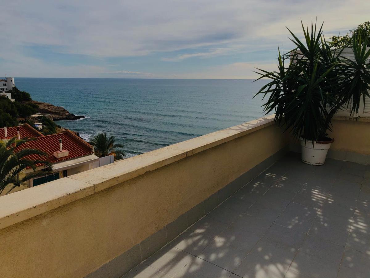 Ferienwohnung La Marina Seaview Penthouse Sitges Exterior foto