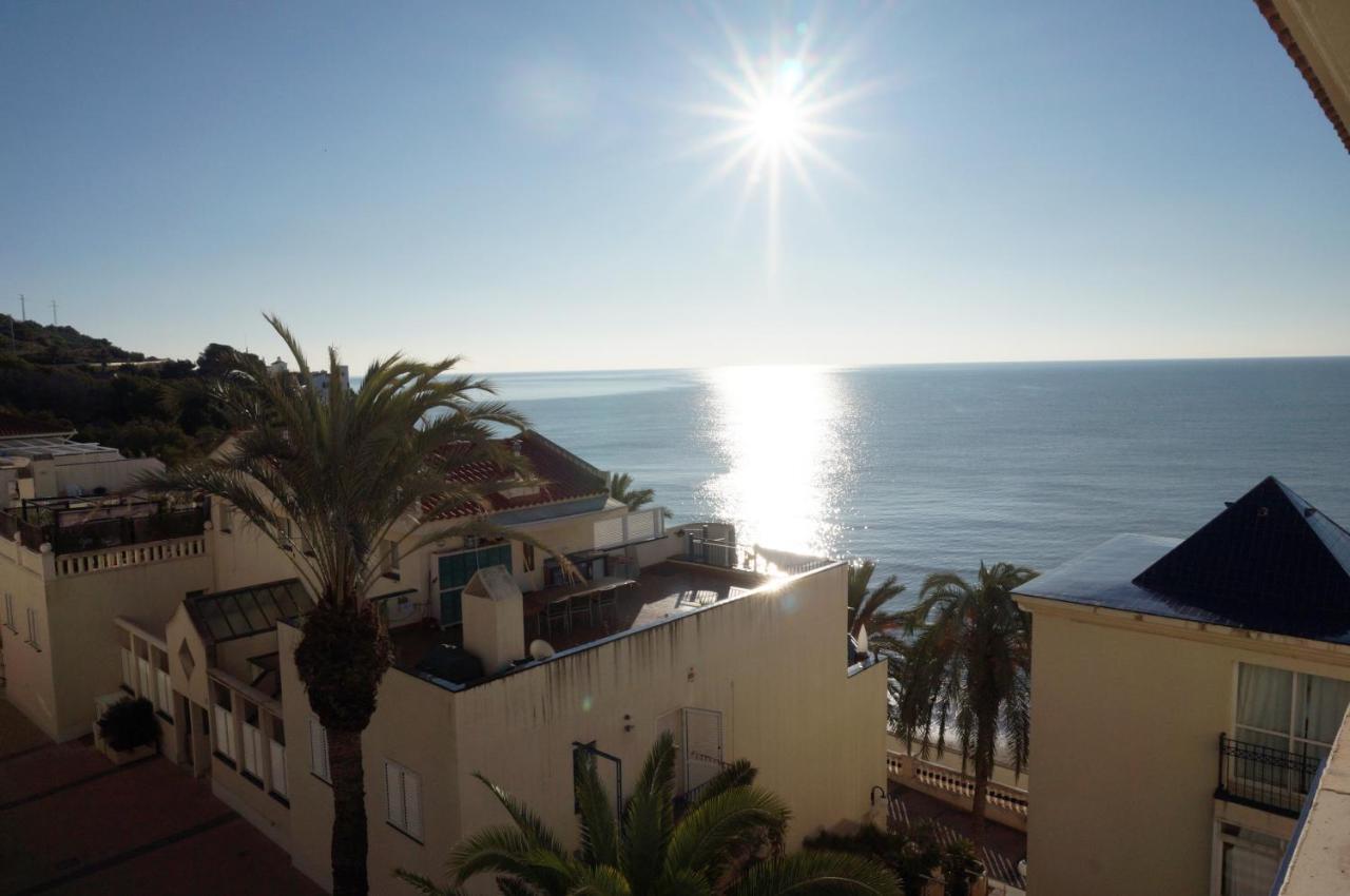 Ferienwohnung La Marina Seaview Penthouse Sitges Exterior foto